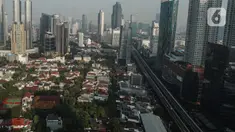 Suasana gedung perkantoran di Kawasan Jakarta, Jumat (3/5/2024). (Liputan6.com/Angga Yuniar)