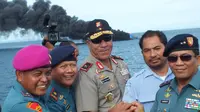 Panglima Komando Armada RI Kawasan Timur (Pangarmatim) Laksamana Muda TNI Darwanto. (Liputan6.com/Katharina Janur)