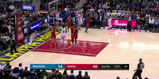 VIDEO : Cuplikan Pertandingan NBA, Warriors 114 vs Hawks 109