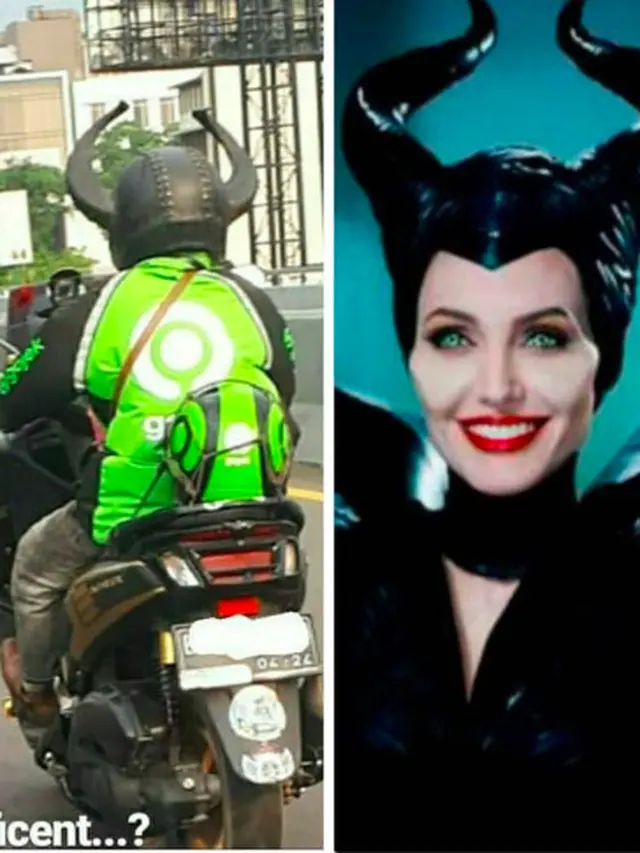 5 Potret Kocak Driver Ojek Online Saat Jadi Pahlawan Super