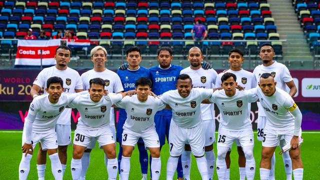 Timnas Minifootball Indonesia di Piala Minifootball 2025.