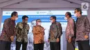 BP Tapera, Bank BTN, dan Perum Perumnas menandatangani Nota Kesepahaman tentang Proyek Inisiasi Penyaluran Pembiayaan Tabungan Perumahan Rakyat dengan berbagai manfaat dan kemudahan dari fasilitas Kredit Pemilikan Rumah (KPR) Tapera di Jakarta, Kamis (20/5/2021). (Liputan6.com/HO/BTN)