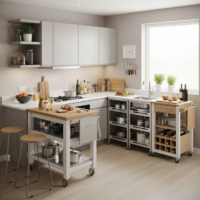 Inspirasi Dapur Multifungsi di Ruang Terbatas