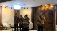 Menlu Retno menyampaikan kebijakan baru terkait kedatangan di wilayah Indonesia, terkait Virus Corona COVID-19. (Liputan6.com/Benedikta Miranti T.V)