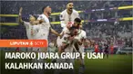 Laga lainnya di Grup F mempertemukan Maroko dan Kanada. Wakil Afrika unggul cepat dan akhirnya memastikan satu tiket ke babak 16 besar.