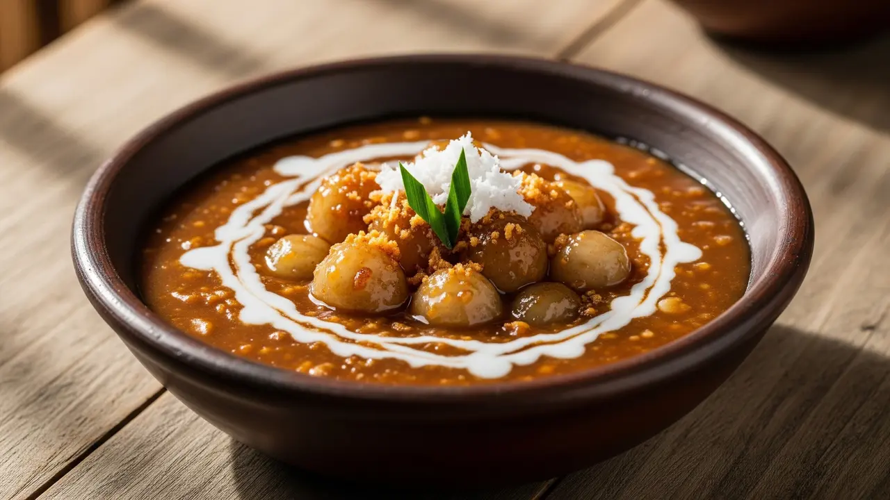 Resep Bubur Grendul Gula Merah yang Legit/AI Generated