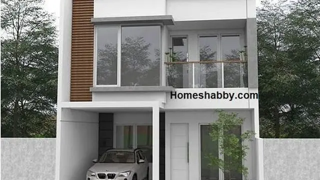 Rumah Minimalis 2 Lantai 6x12 Modern Serba Putih