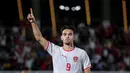 <p>Pemain Timnas Indonesia U-20, Jens Raven merayakan gol pertama timnya ke gawang Timor Leste pada laga Grup F Kualifikasi Piala Asia U-20 2025 di Stadion Madya, Senayan, Jakarta, Jumat (27/09/2024). (Bola.com/Bagaskara Lazuardi)</p>