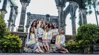 Reuni alumni Miss Universe 2015 di Bali. (dok. Biro Komunikasi Publik Kemenpar/Dinny Mutiah)