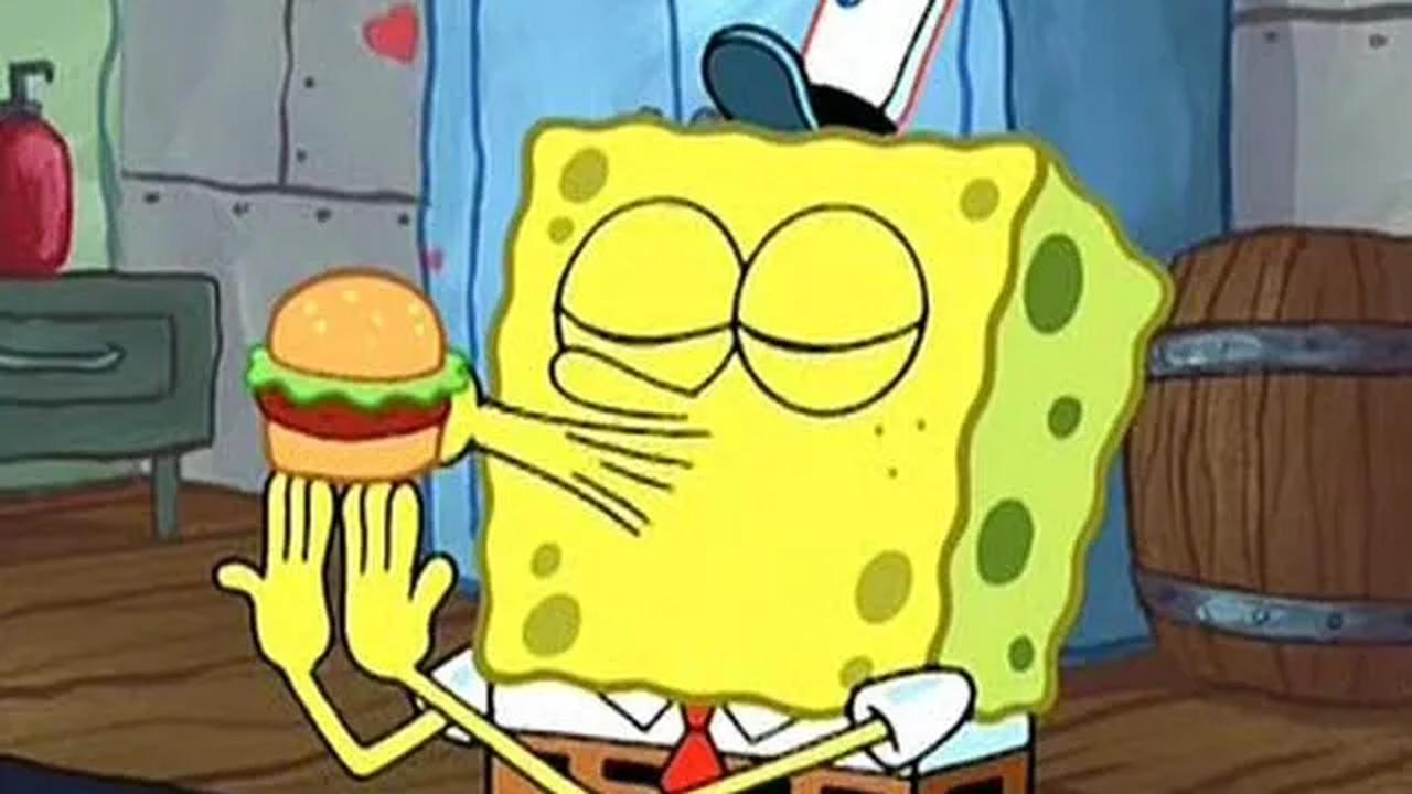 Aktivitas sehari-hari SpongeBob yaitu bekerja sebagai koki di restoran burger Krusty Krab milik Eugene Krab.