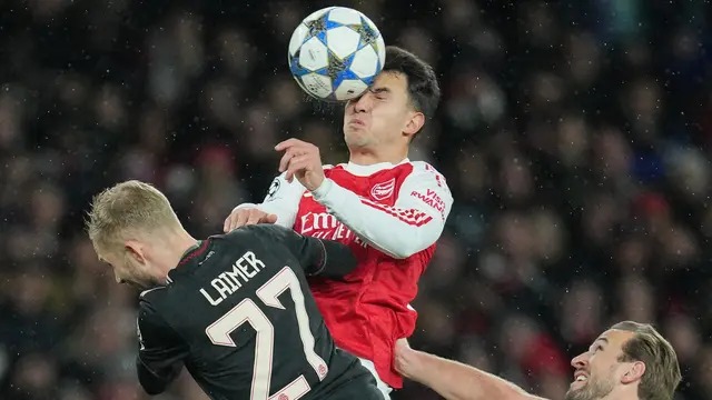 Foto: Aksi Ganas Para Penggawa Arsenal saat Berikan Kekalahan Perdana untuk Bayern Munchen Musim Ini