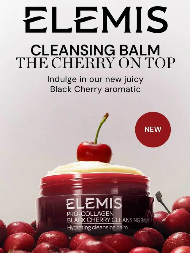 ELEMIS Pro-Collagen Black Cherry Cleansing Balm (photo by Elamis)