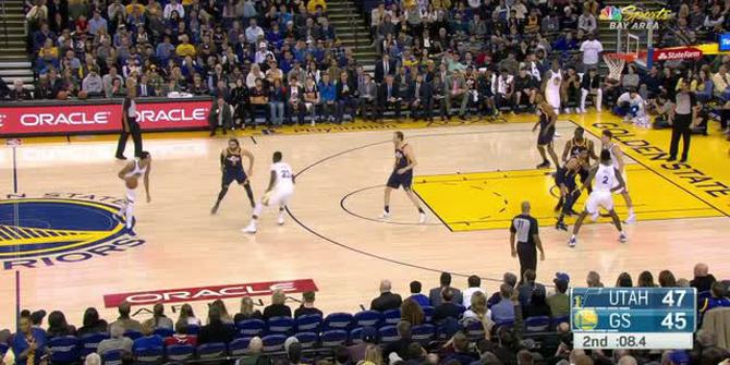 VIDEO : GAME RECAP NBA 2017-2018, Warriors 126 vs Jazz 101