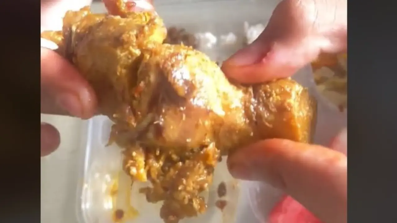 Siswa SD Mengadu ke Presiden Prabowo karena Dapat Menu Lengkuas Besar di Makan Bergizi Gratis. foto: TikTok @iwi.iiiii20110611
