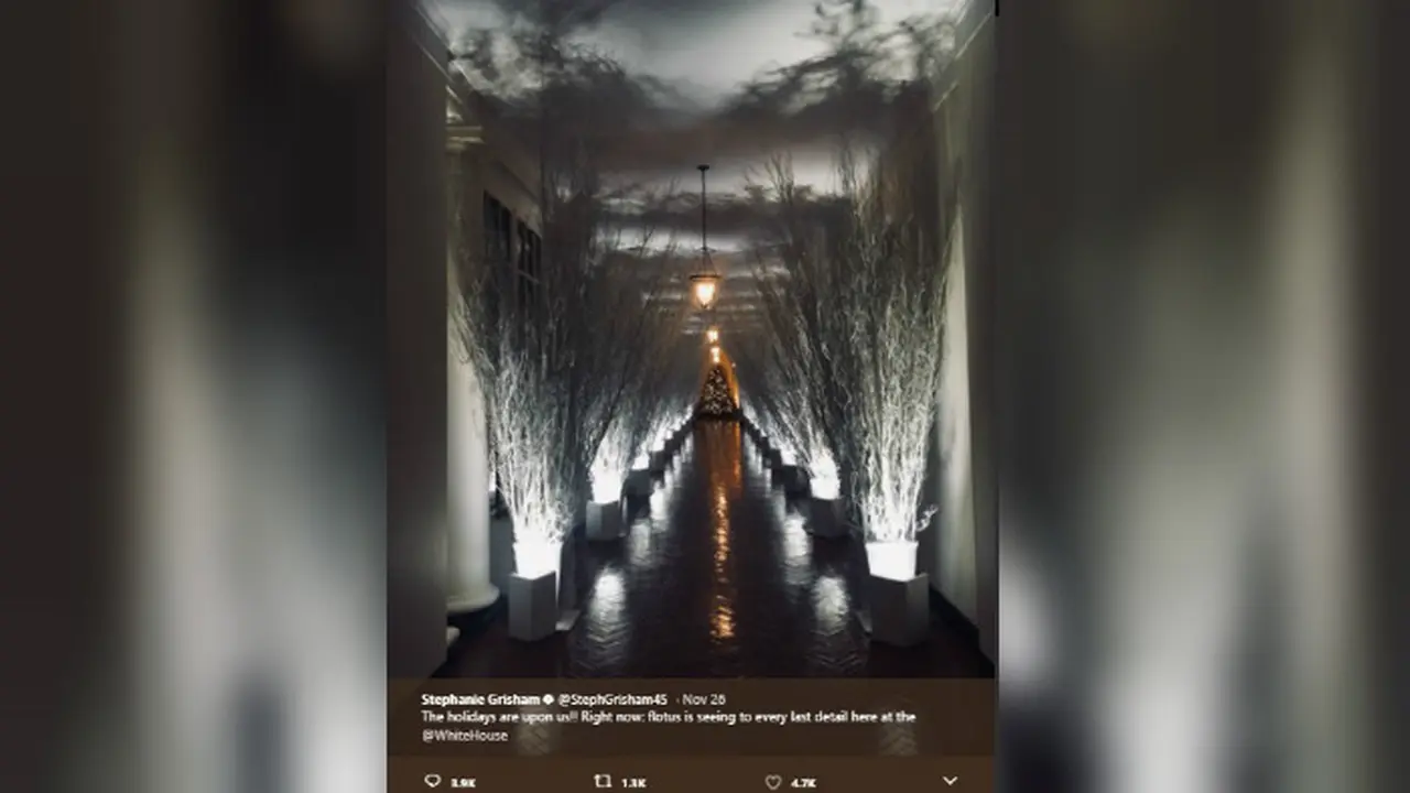 Meme Natal Berhantu di Gedung Putih
