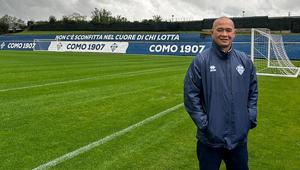 Kurniawan Dwi Yulianto di Como 1907. (Bola.com/Dok.Instagram Kurniawan Dwi Yulianto).