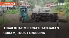 Beredar video viral terkait tergulingnya sebuah truk karena tak kuat menanjak. Kejadian tersebut berada di kawasan Batu Jomba, Sumatera Utara