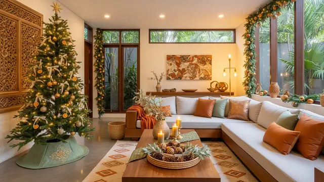 14 Palet Warna Natal Selain Merah–Hijau, Bikin Rumah Super Fresh dan Tampil Beda