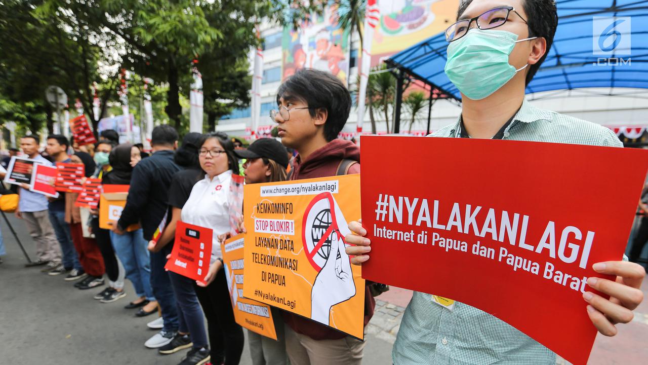 Tolak Pembatasan Internet di Papua dan Papua Barat