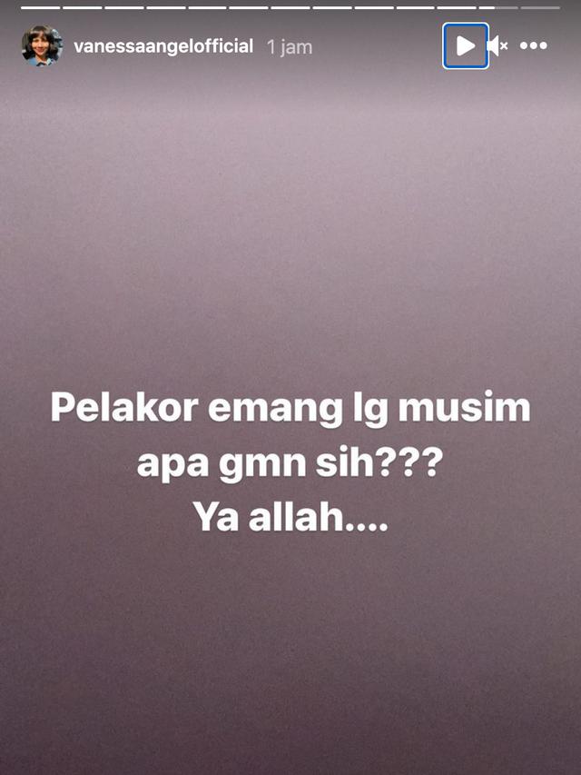 Unggahan Vanessa Angel. (Foto: Instagram @vanessaangelofficial)