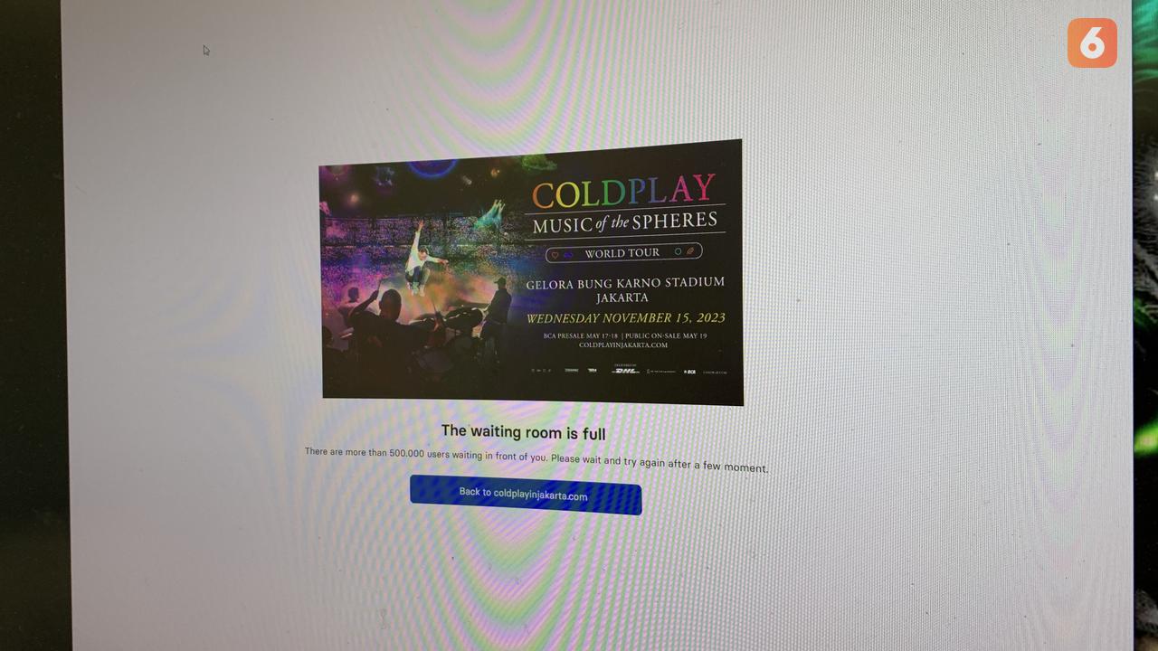 Tiket Coldplay Ludes, Warganet Desak Promotor Tambah Hari Konser