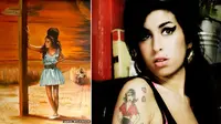 Mengenang Amy Winehouse, Lukisannya Dilelang untuk Amal