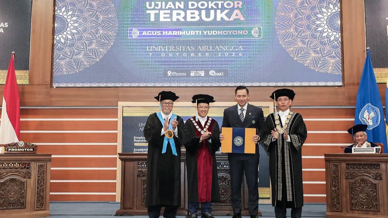 Perjuangan AHY Raih Gelar Doktor