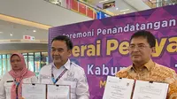 Dinas Penanaman Modal dan Pelayanan Terpadu Satu Pintu (DPMPTSP) Kabupaten Tangerang, membuka Gerai Pelayanan Publik terpadu di Mal Ciputra Tangerang.