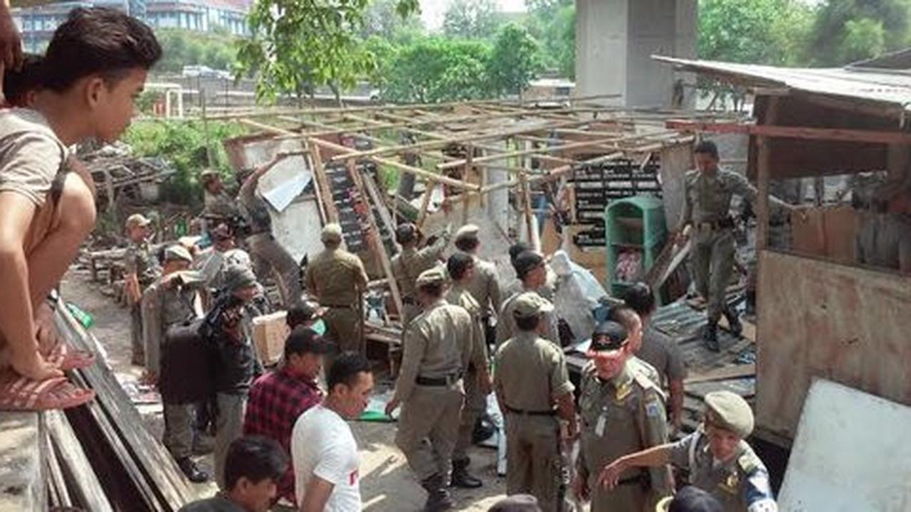 Gusur gubuk liar, kolong tol Wiyoto Wiyono bakal ditanam pepohonan