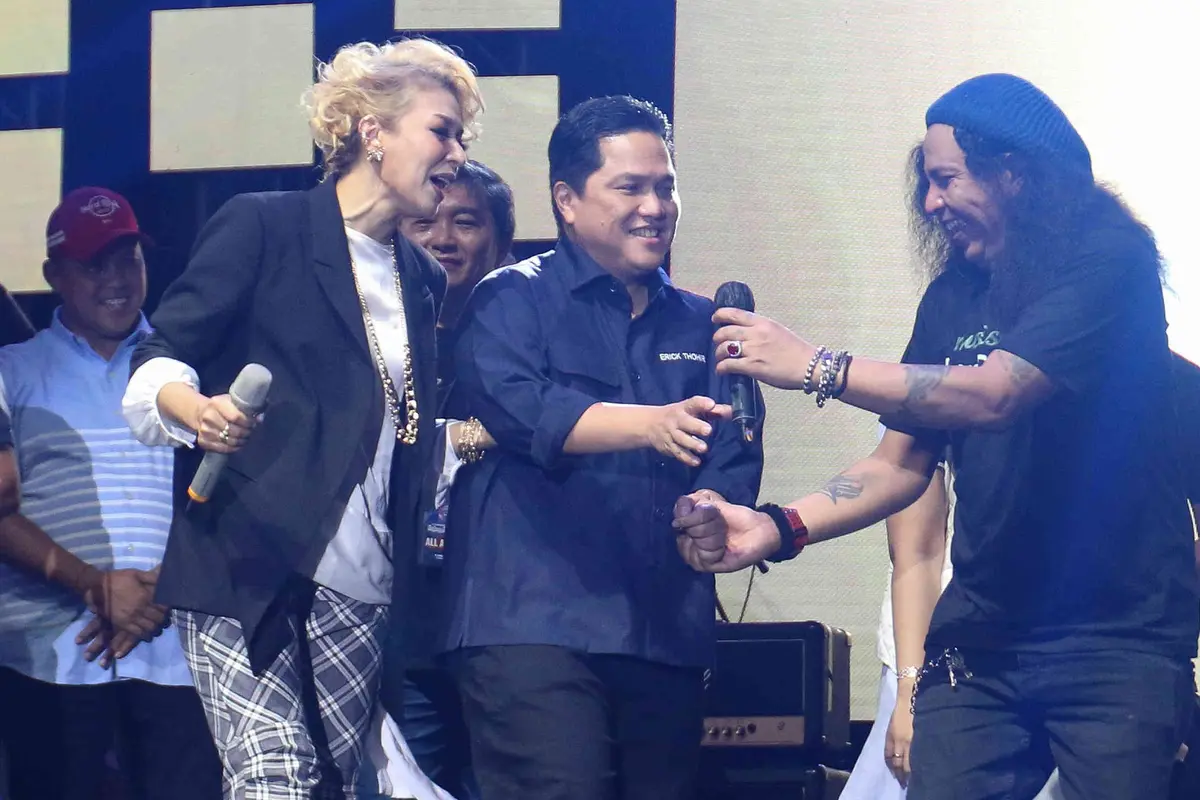 Erick Thohir Hadiri Konser Solidaritas untuk Korban Tragedi Kanjuruhan