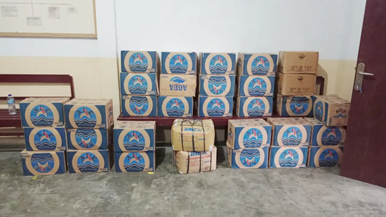 Barang bukti diamankan di Mapolres Sangihe untuk diproses lebih lanjut