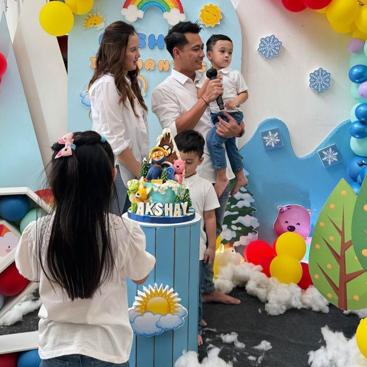 Potret Ulang Tahun Akshay Anak Bungsu Eza Gionino yang ke-2