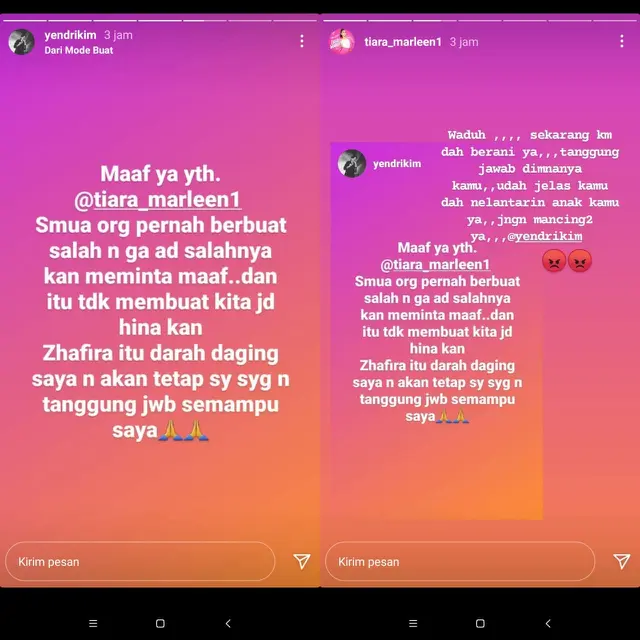 Yendri Kim dan Tiara Marleen