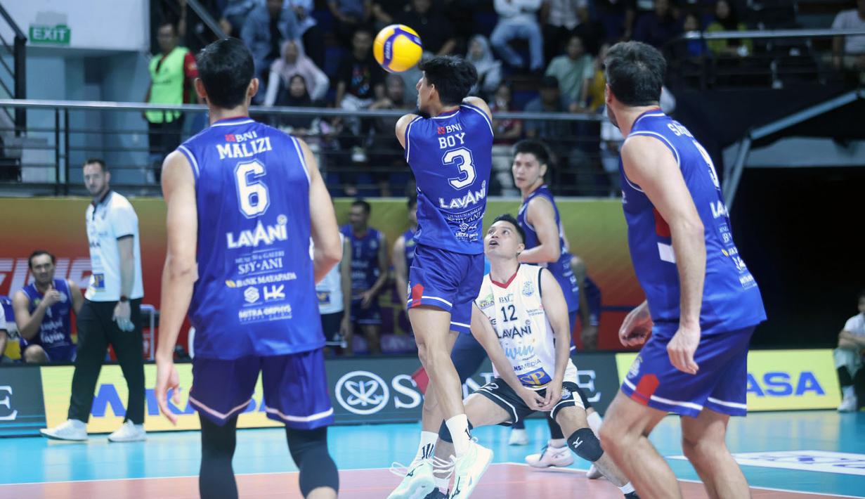 Hasil tersebut membuat tim milik Presiden RI ke-6 Susilo Bambang Yudhoyono itu semakin kukuh di papan atas klasemen sementara Final Four Proliga 2026. (Dok. PBVSI)