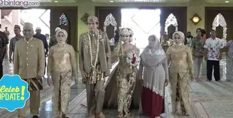 Meski tidak ada Ibunda, pernikahan Lucky Hakim dan Tiara Dewi berjalan dengan lancar. 