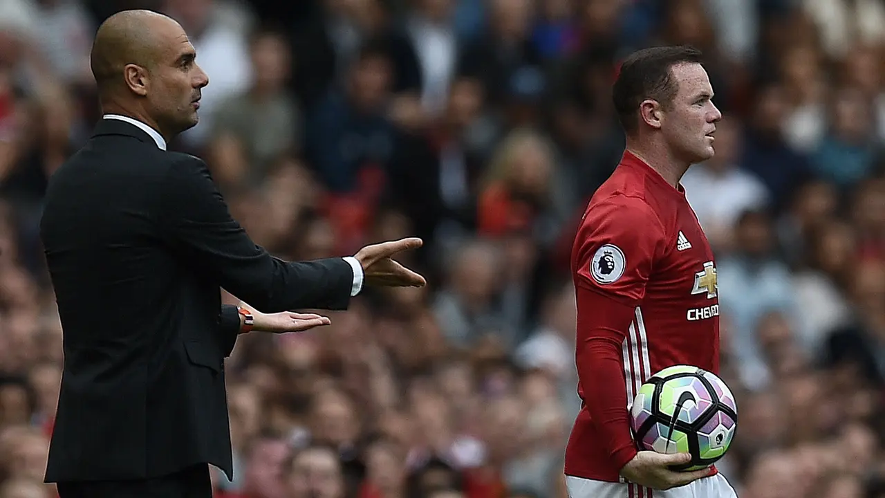 Intip Aksi Jose Mourinho dan Pep Guardiola di  Lapangan
