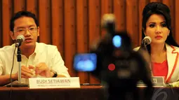 LSN menempatkan elektabilitas pasangan calon presiden dan wakil presiden, Prabowo Subianto-Hatta Rajasa lebih tinggi dibanding dengan Joko Widodo dan Jusuf Kalla, Jakarta, Kamis (12/06/2014) (Liputan6.com/Faisal R Syam) 