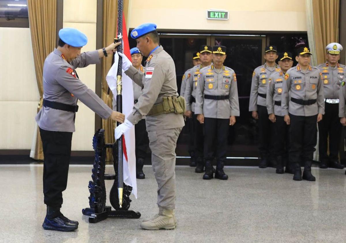 FOTO: Polri Kirim 140 Personel FPU 7 MINUSCA ke Afrika Tengah