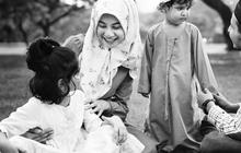 7 Ide Gamis Seragam Sekeluarga dengan 2 Anak, Kompak dan Elegan dengan Outfit Senada