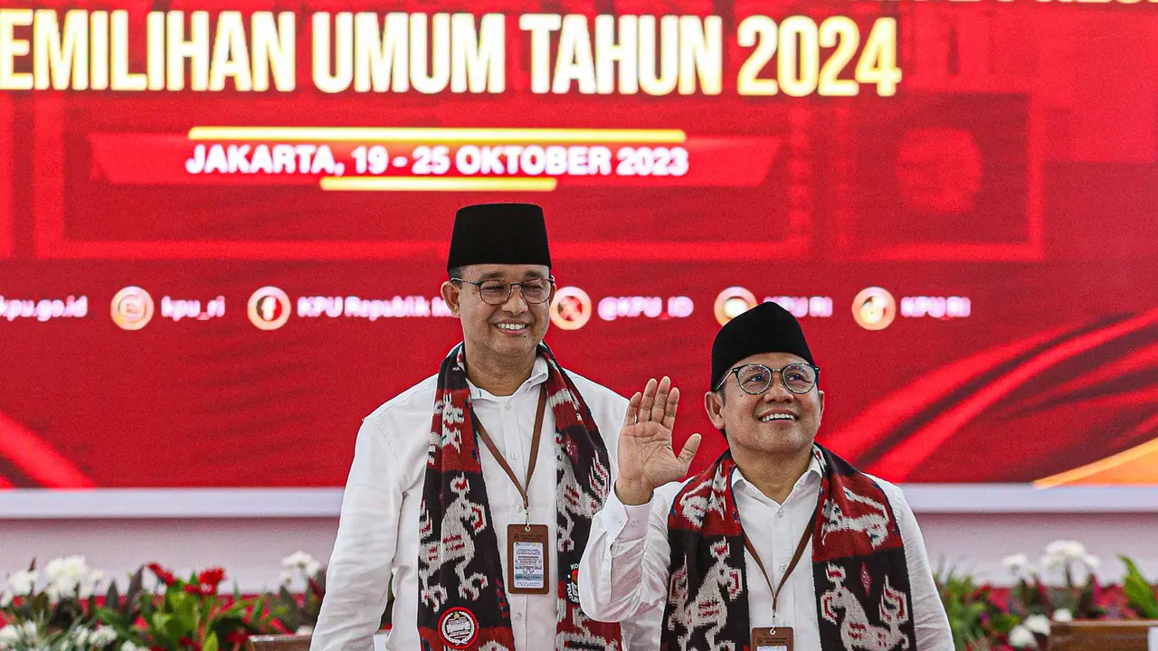 Anies Baswedan dan Muhaimin Iskandar