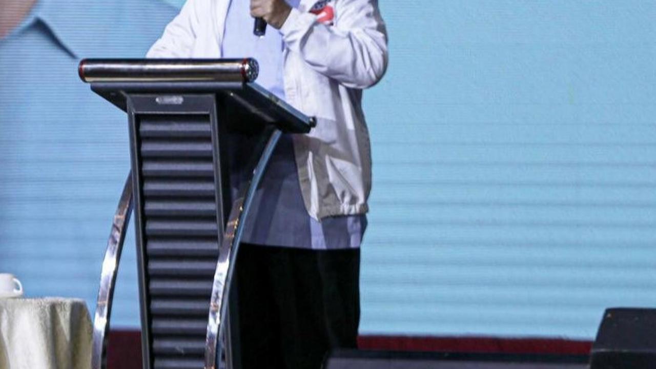 Calon presiden nomor urut 2 Prabowo Subianto saat memberikan sambutan di acara Silaturahmi dan Gala Dinner Aliansi Tionghoa Indonesia “Satu Putaran Menuju Indonesia Emas” di Jakarta, Selasa (19/12/2023).