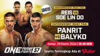 Live Streaming ONE Championship: ONE Friday Fights 57. (Sumber: dok. vidio.com)
