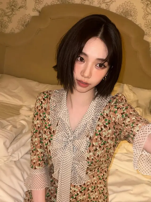 Transformasi Karina AESPA dengan rambut pendek di Milan. (credit:instagram.com/katarinabluu)