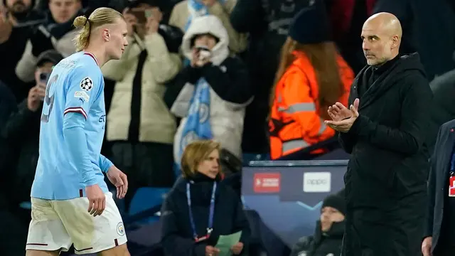 Aksi Menggila Erling Haaland Saat Manchester City Bantai RB Leipzig di Liga Champions
