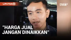 GIBRAN RAKABUMING MINTA PEDAGANG TAK NAIKKAN HARGA JUAL PADA LIBUR LEBARAN NANTI