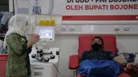 Mesin donor plasma konvalesen di Bojonegoro siap menampung penyintas Covid-19 donor darah. (Ahmad Adirin/Liputan6.com)