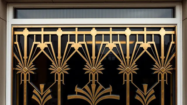 Teralis Jendela Art Deco