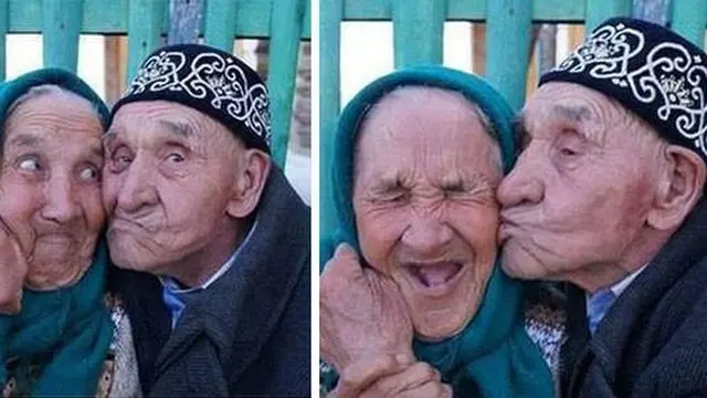 Tetap Mesra, 6 Foto Ini Jadi Bukti Cinta Kakek Nenek Tak Pernah Luntur