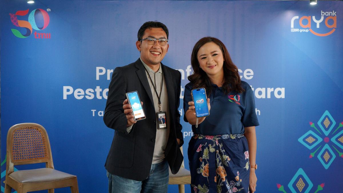 Rayakan 50 Tahun TMII, Bank Raya Hadirkan Inovasi Pembayaran Cashless untuk Pengalaman Wisata Modern