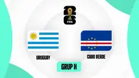 Uruguay vs Tanjung Verde di Piala Dunia 2026. (Bola.com/Multimedia KLY)